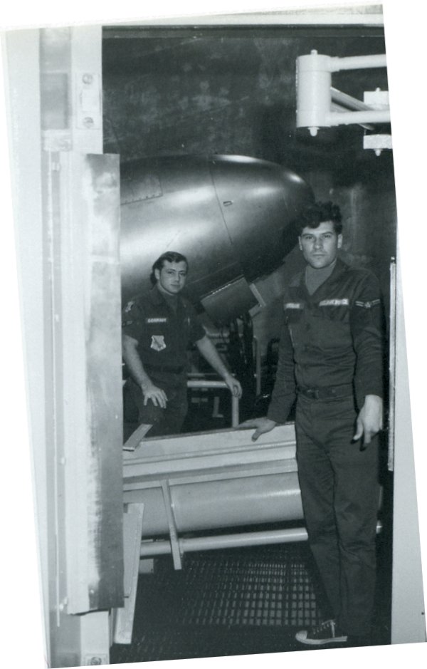 From the personnel door